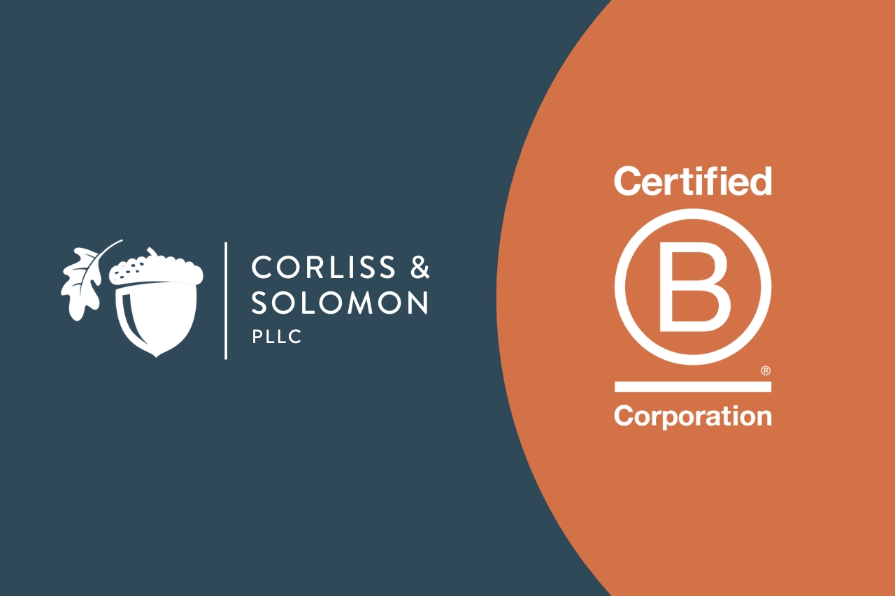 Corliss & Solomon } Certified B Corp